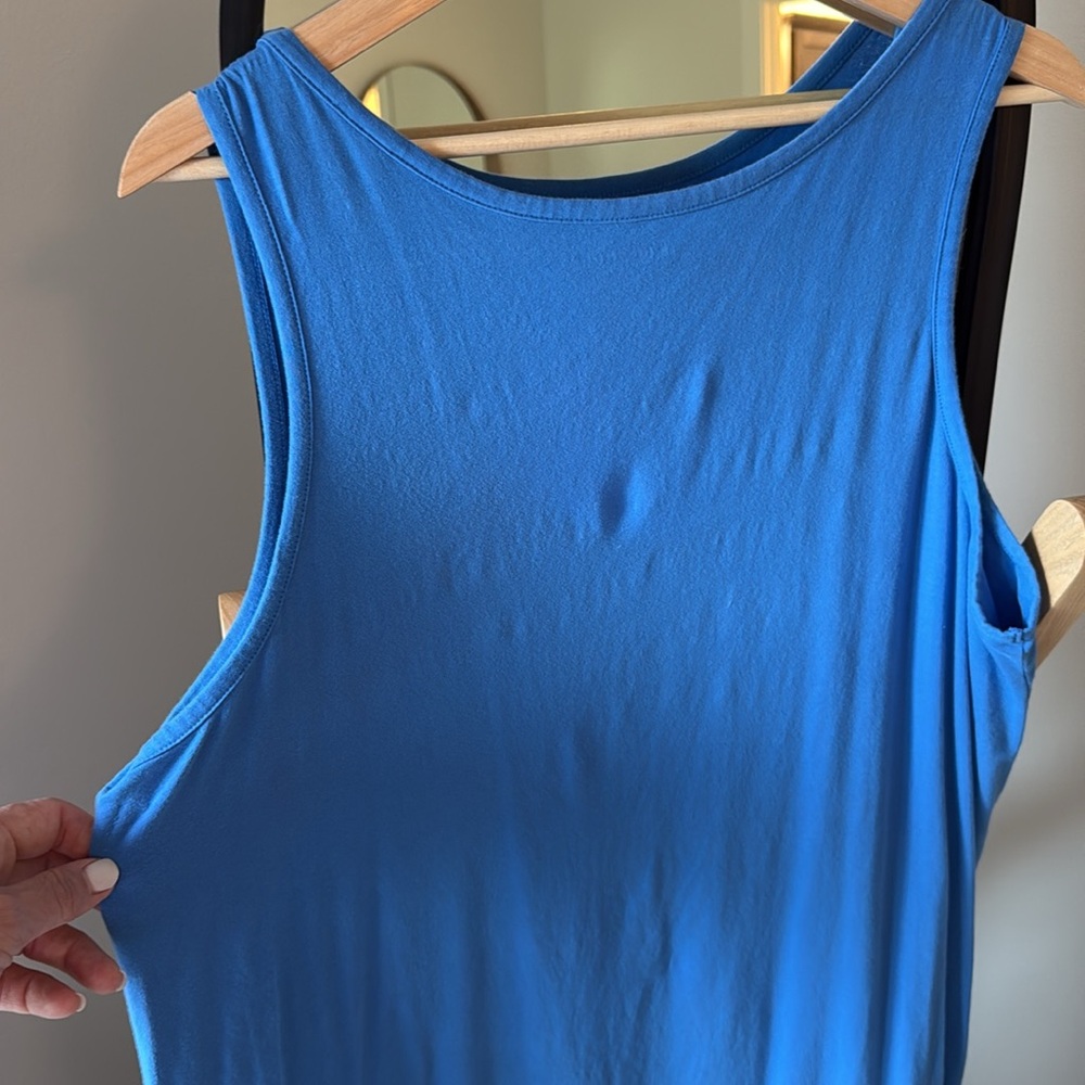 Universal Standard - Geneva dress, tank top style, vibrant blue - Picture 3 of 5